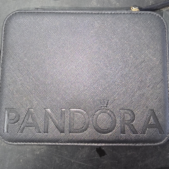 NWOTS! Pandora Black Small Textured Hard Shell Case - Picture 2 of 8